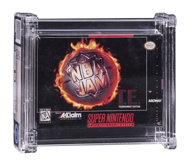 1995 SNES Super Nintendo (USA) "NBA Jam Tournament Edition" Sealed Video Game - WATA 9.4/A+